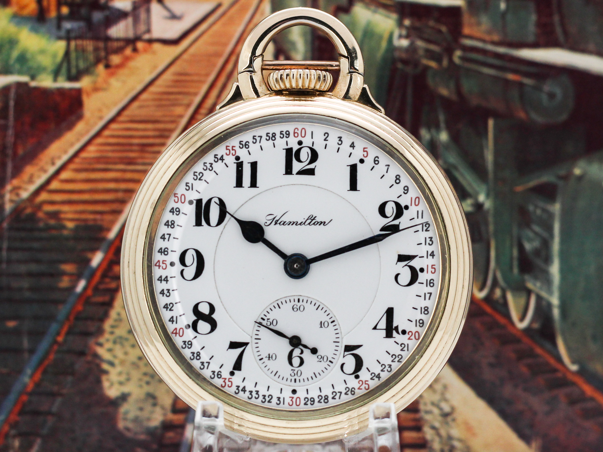 Hamilton Grade 950 railroad pocket watch