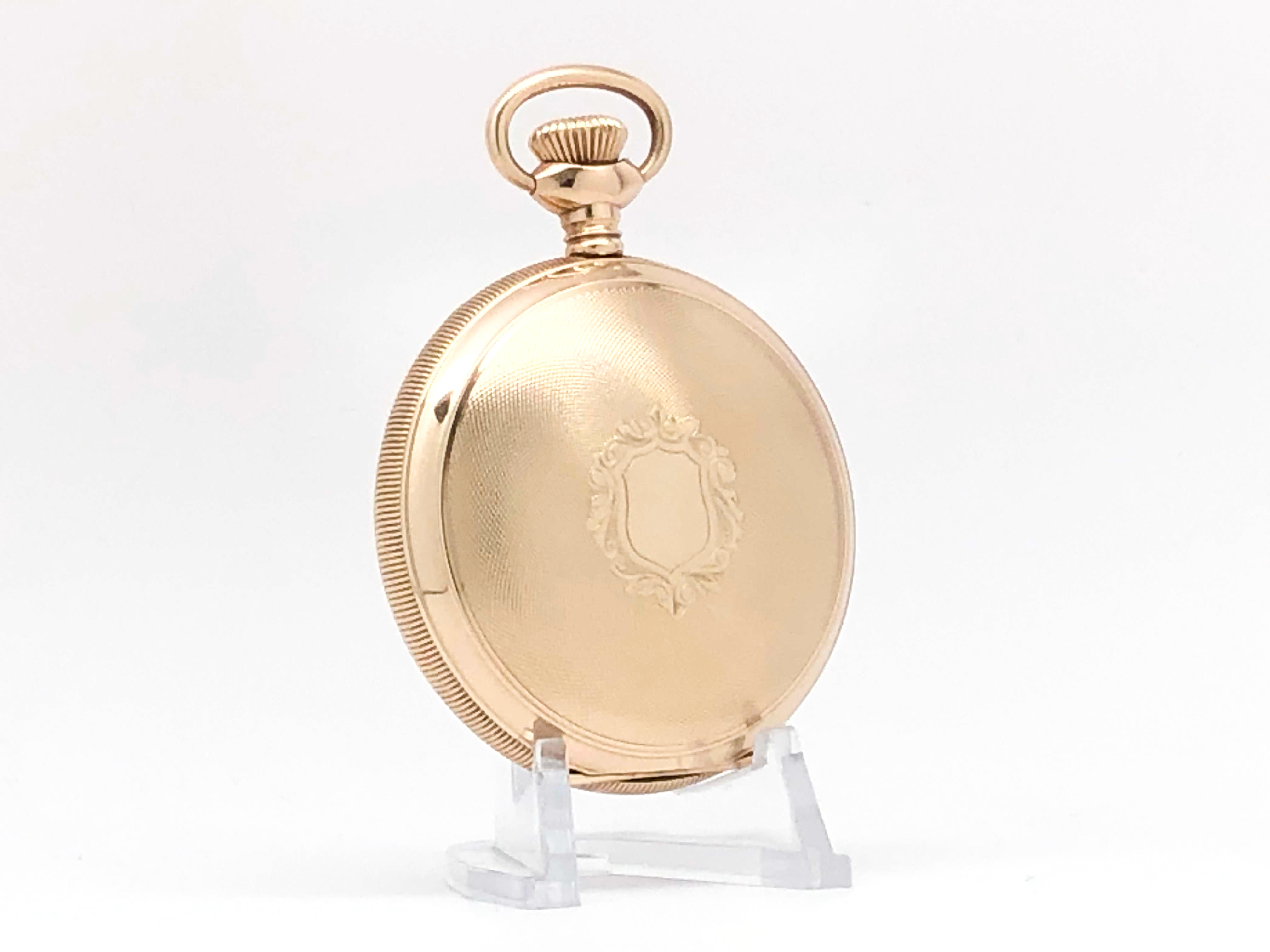 Elgin Pocket Watch the Gentlemen’s Dress Pocket Watch in this Classic Hunter Case circa 1906 image 4