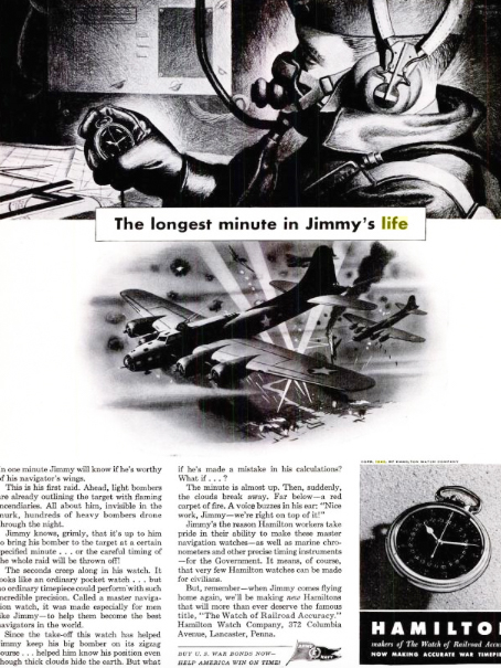 Hamilton Military Ad 1942