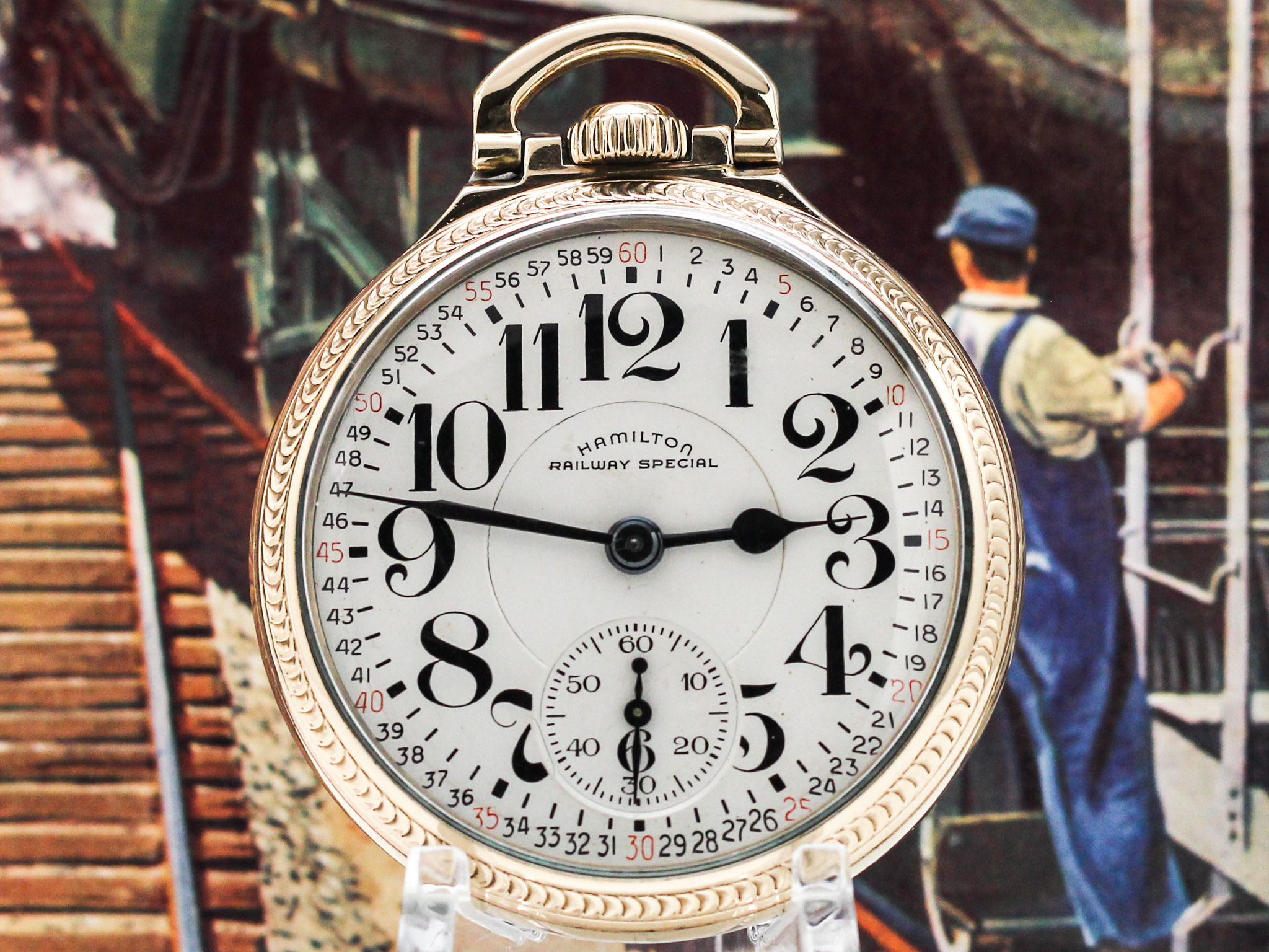 Hamilton Pocket Watch 992B c.1951