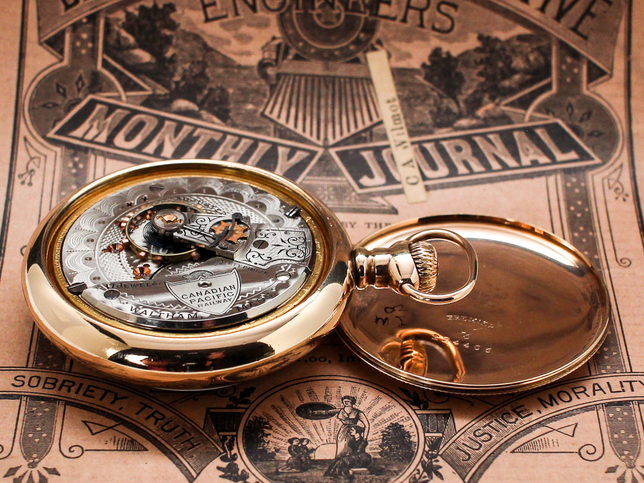 Waltham Canadian Pacific RR c.1903 6