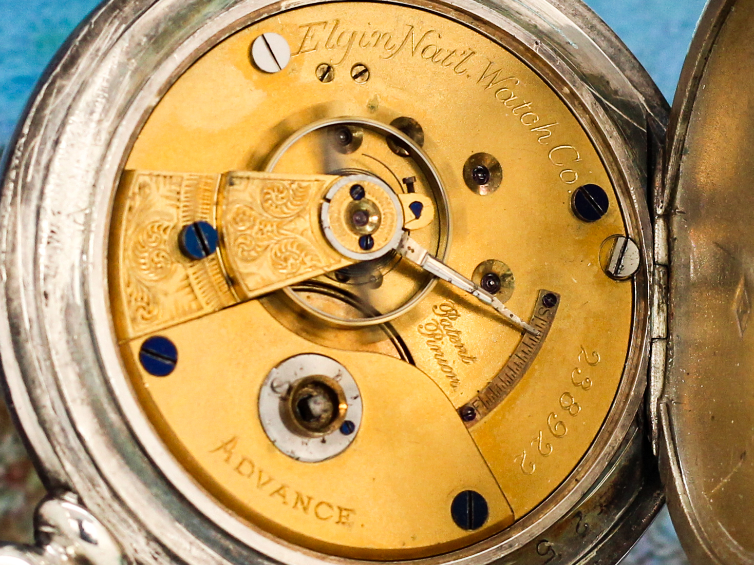 Elgin Key Wind Key Set c.1873 Runs Beatifully