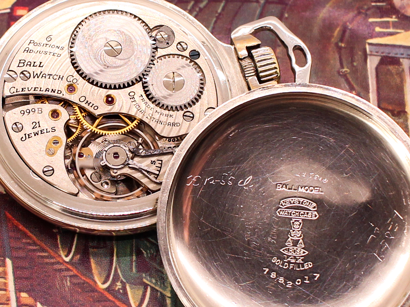 Ball Hamilton Pocket Watch