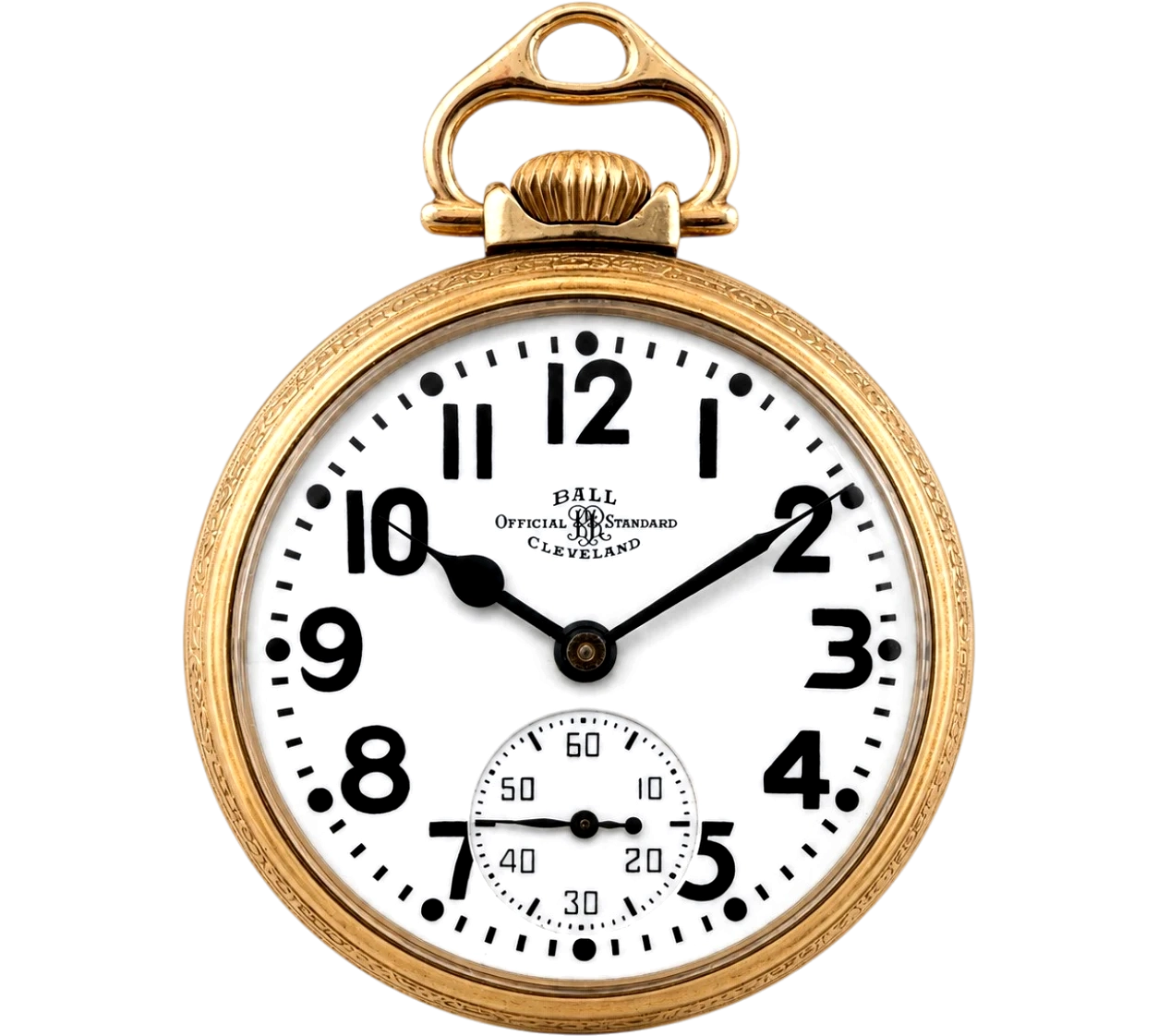 Ball 999B pocket watch dial
