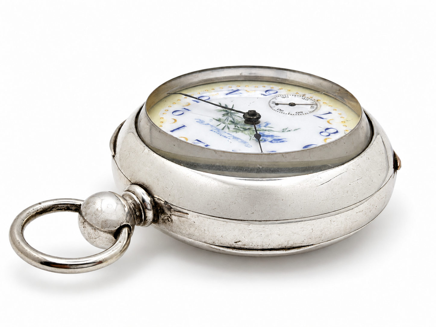 14 waltham 1878 pocket watch coin silver case side profile