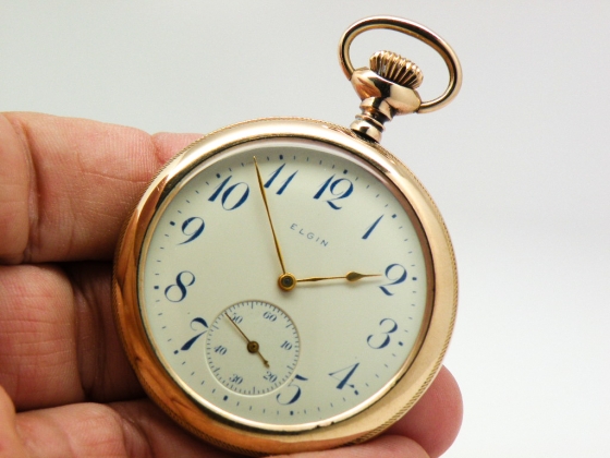 Pristine Antique Elgin Pocket Watch The Gentleman’s Dress Pocket Watch ...
